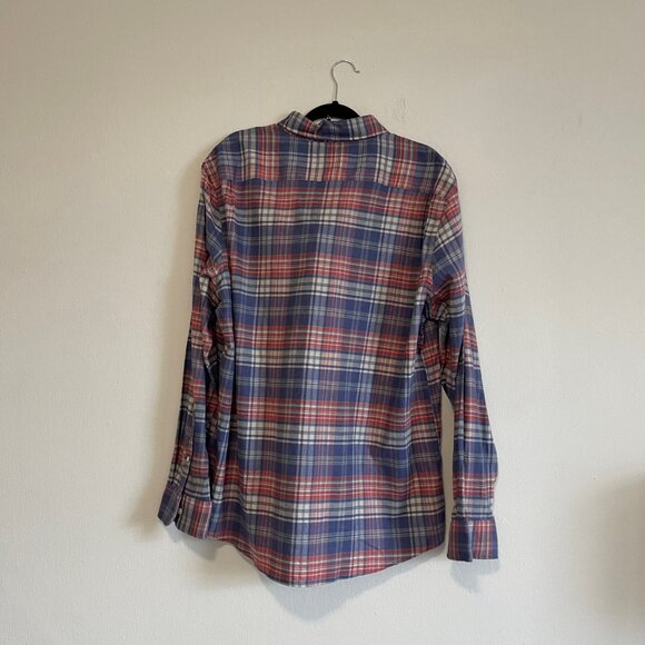 Faherty The All Time Shirt Men's Autumn Plaid Brushed Flannel Size XXL NWT $158 - Picture 4 of 8